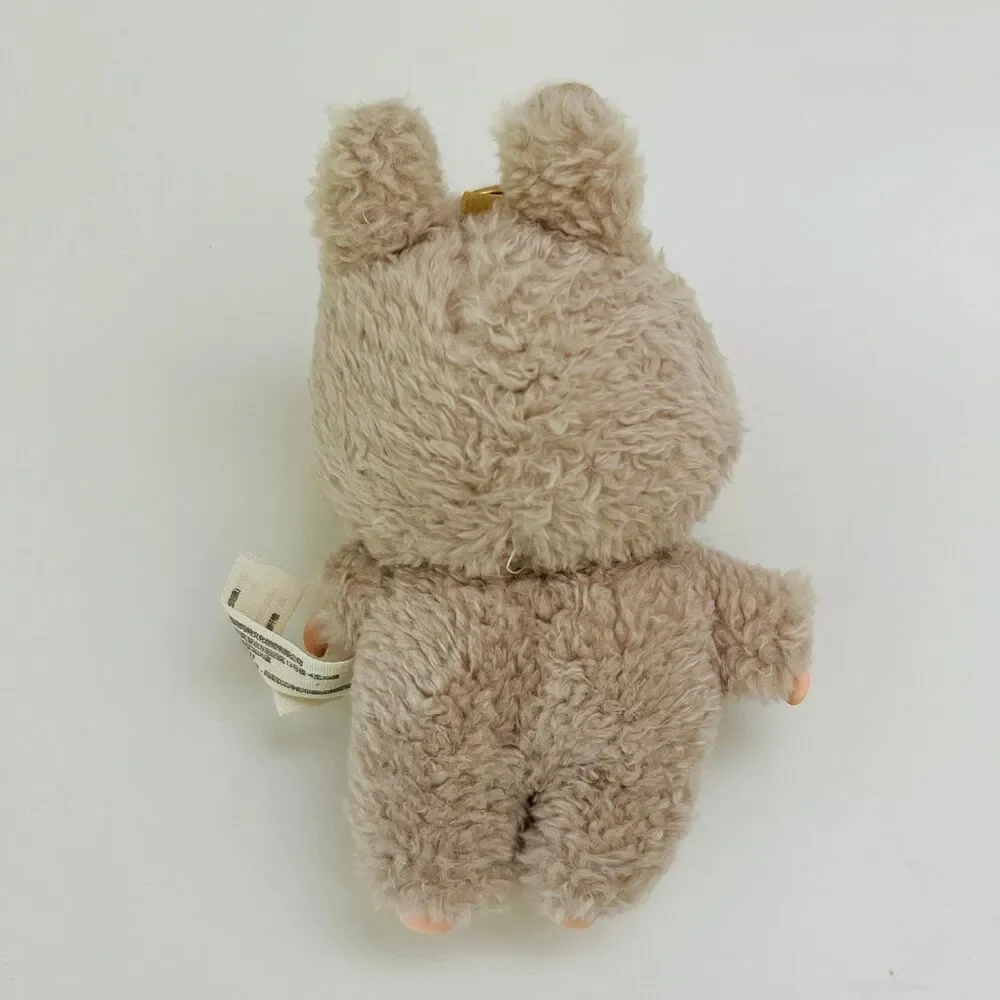 Taupe Plush Keychain Keyring Key Fob Holder Bag Charm Accessories